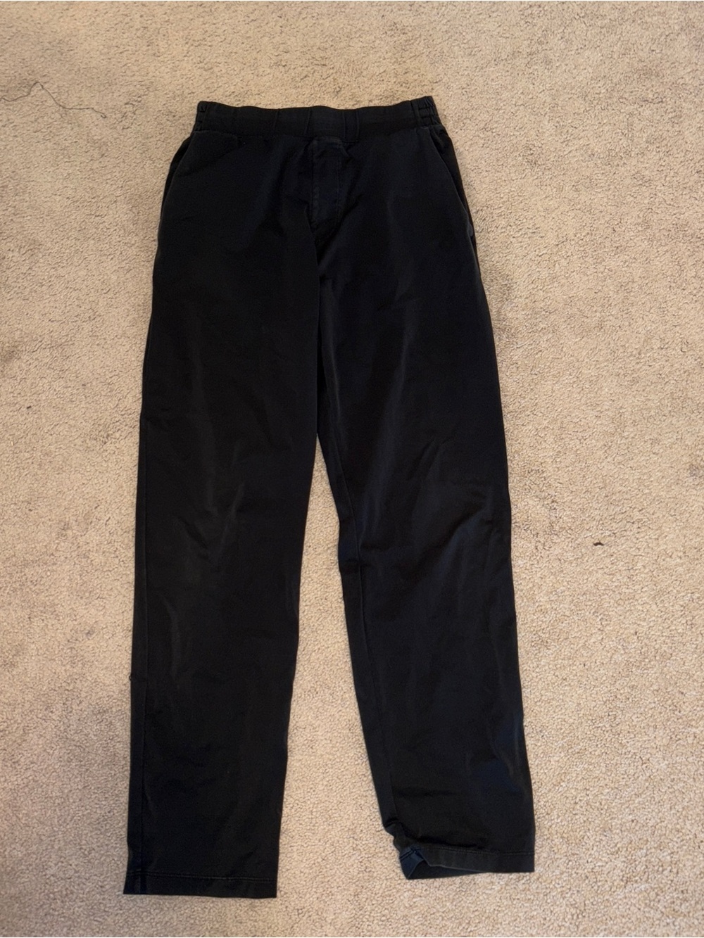 Uniqlo Men's Black Jogger-Style Sweatpants